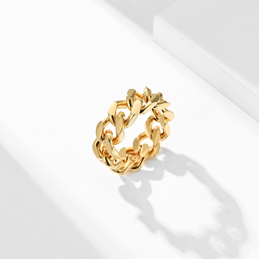 CUBAN MOTIV RING (GOLD)