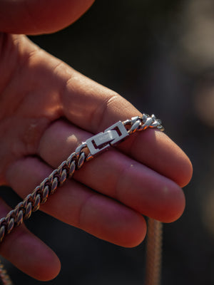 Solid Cuban Link Necklace and Bracelet Sterling Silver | Kay Outlet