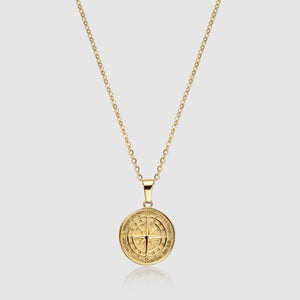 COMPASS PENDANT (GOLD)