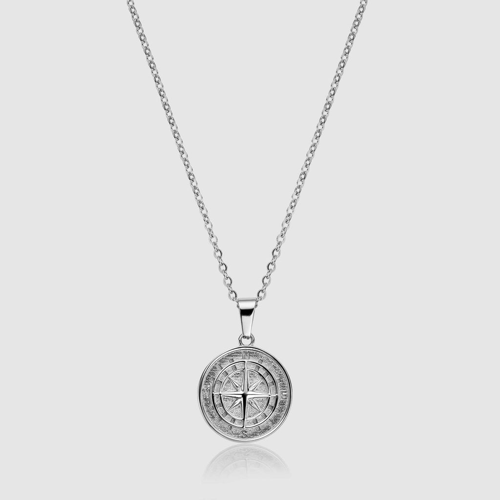 COMPASS PENDENT (SILVER)
